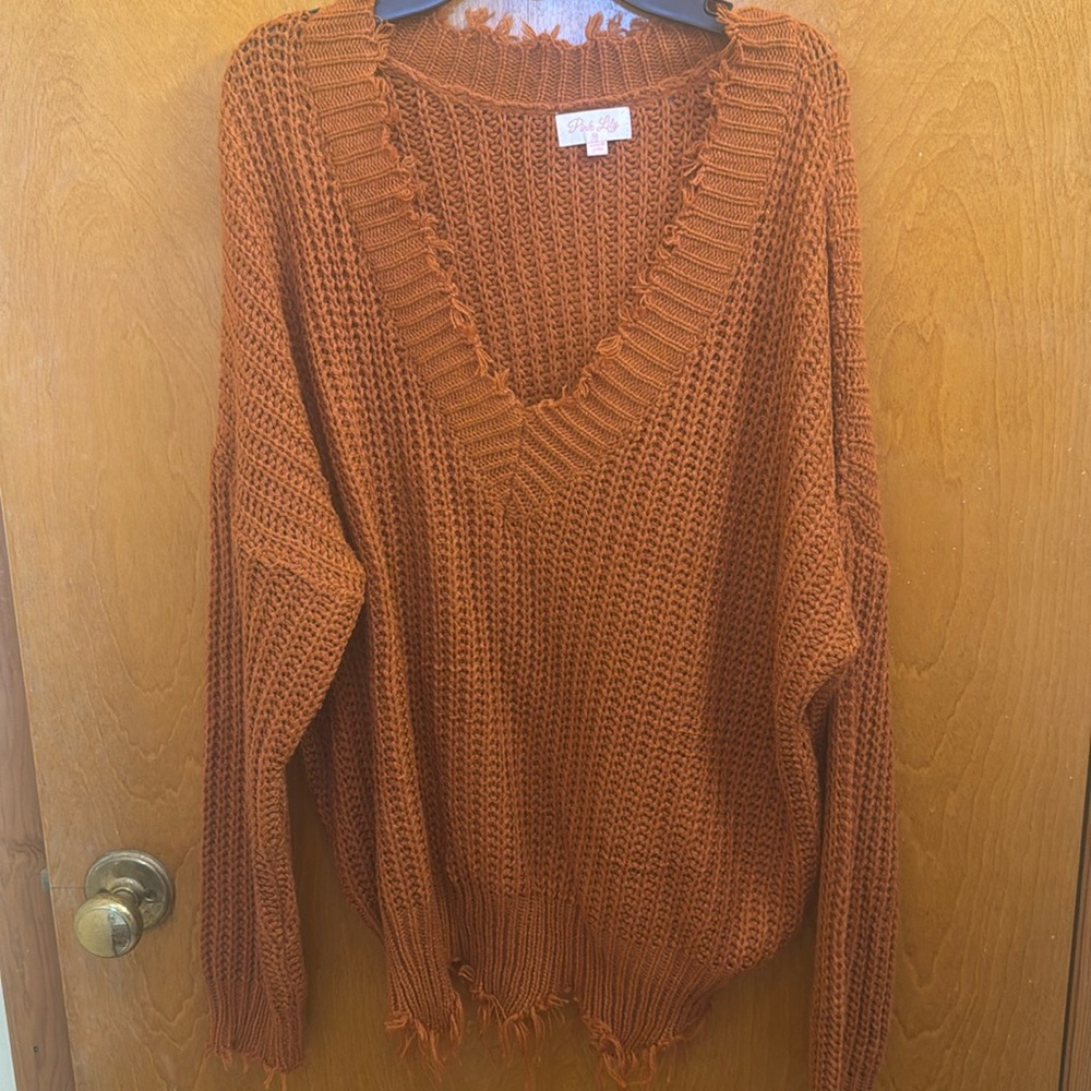 Cozy Rust Sweater